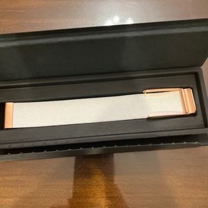 Brand new whoop band white and rose gold